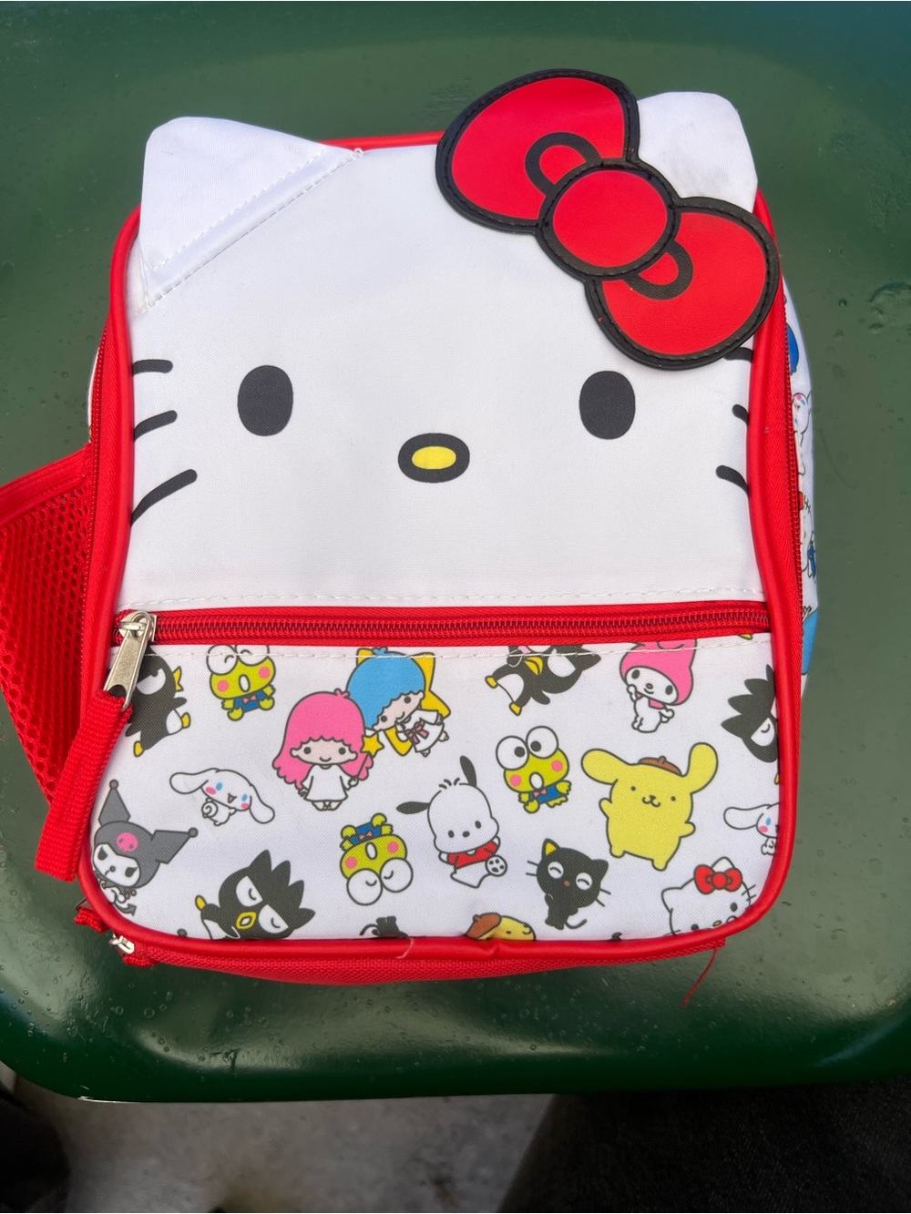 Hello Kitty White & Red Kids Character Lunch Bag